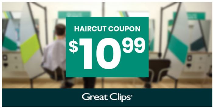 $10.99 Great Clips Coupon Code for Haircut