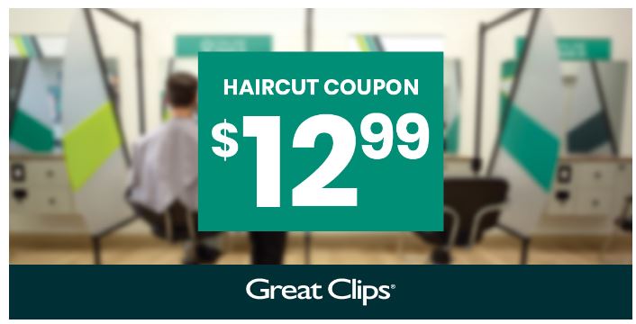 $12.99 Great Clips Coupon Code for Haircut