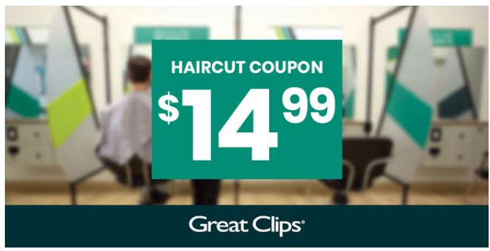 $14.99 Great Clips Coupon Code for Haircut