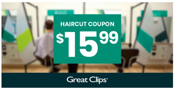 $15.99 Great Clips Coupon Code for Haircut