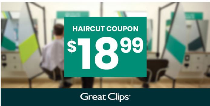 $18.99 Great Clips Coupon Code for Haircut