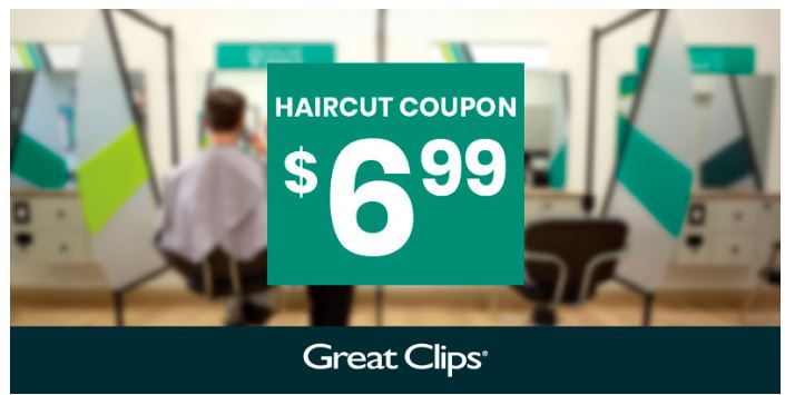 $6.99 Great Clips Coupon Code for Haircut