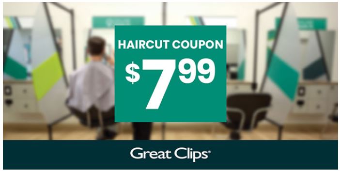 $7.99 Great Clips Coupon Code for Haircut