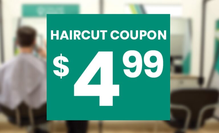 Haircut for $4.99 with a Great Clips Coupon